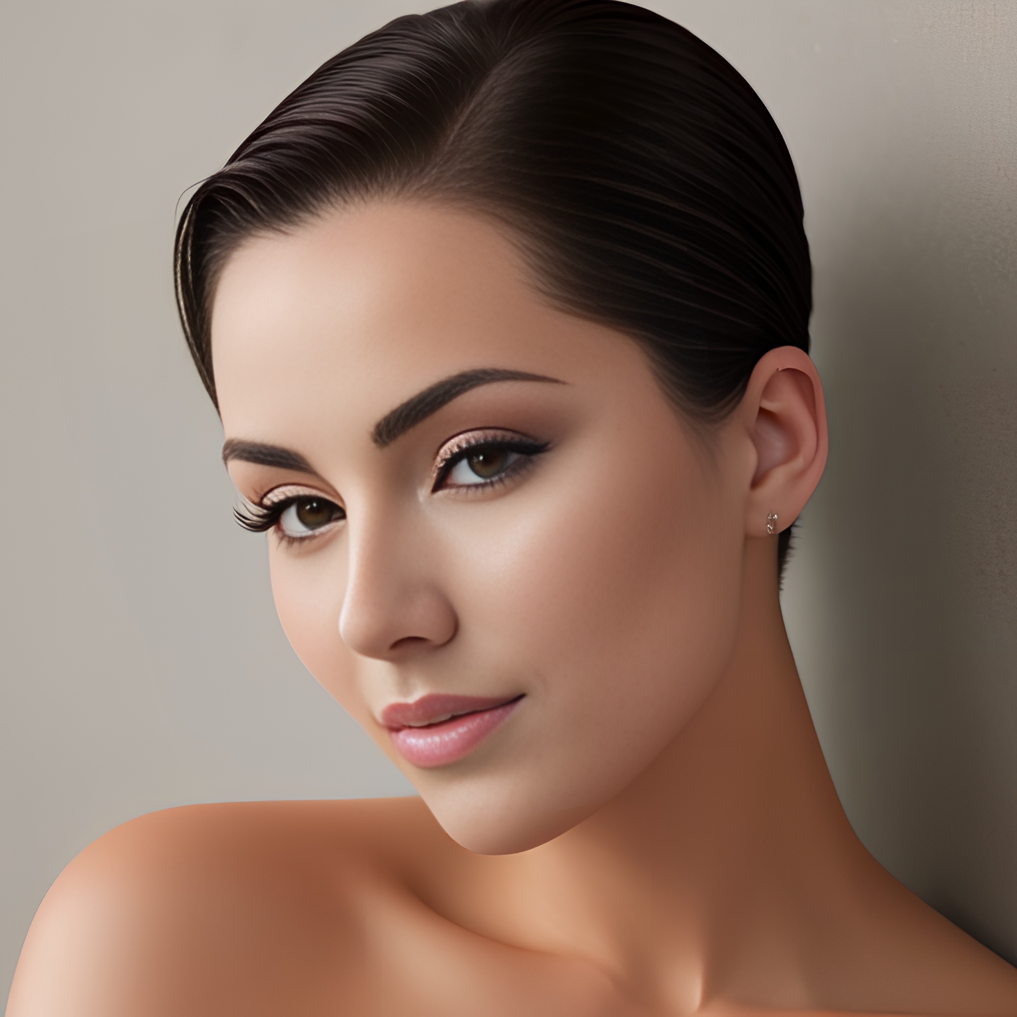 slicked sexy woman