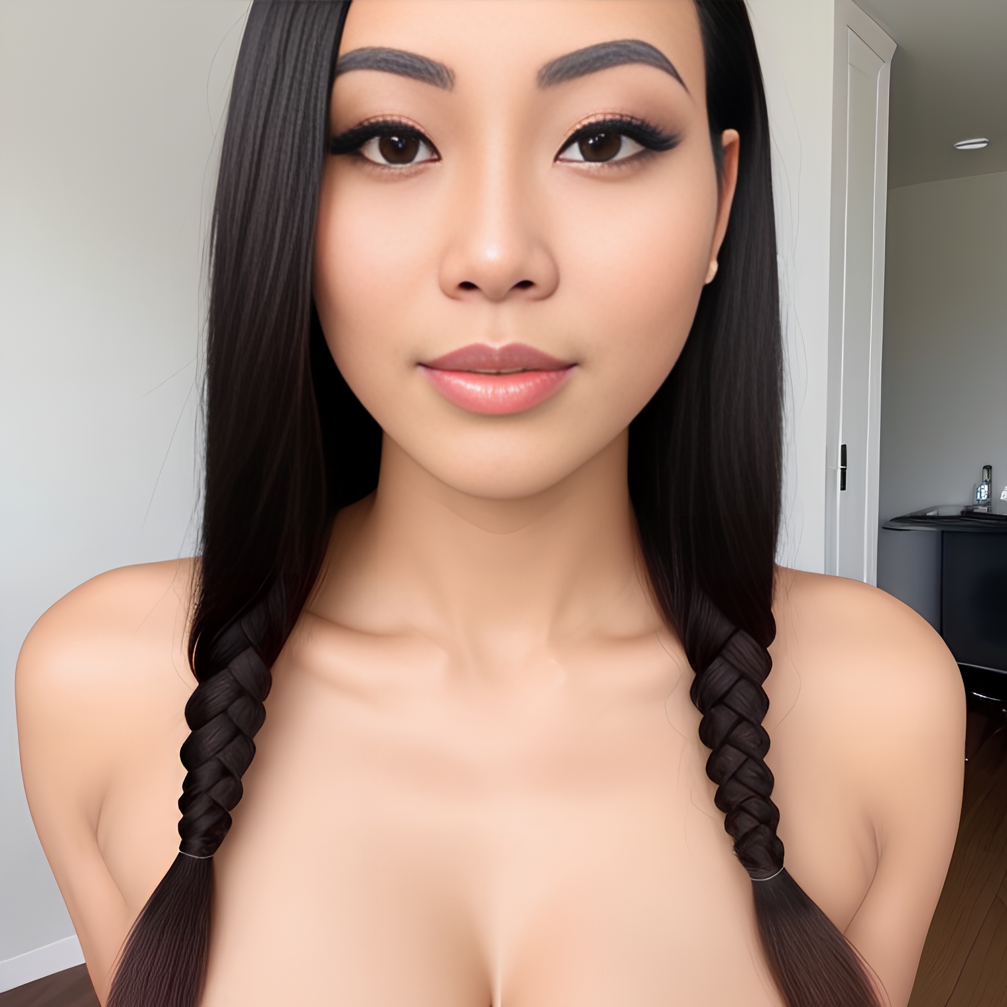 pigtails malaysian sexy woma