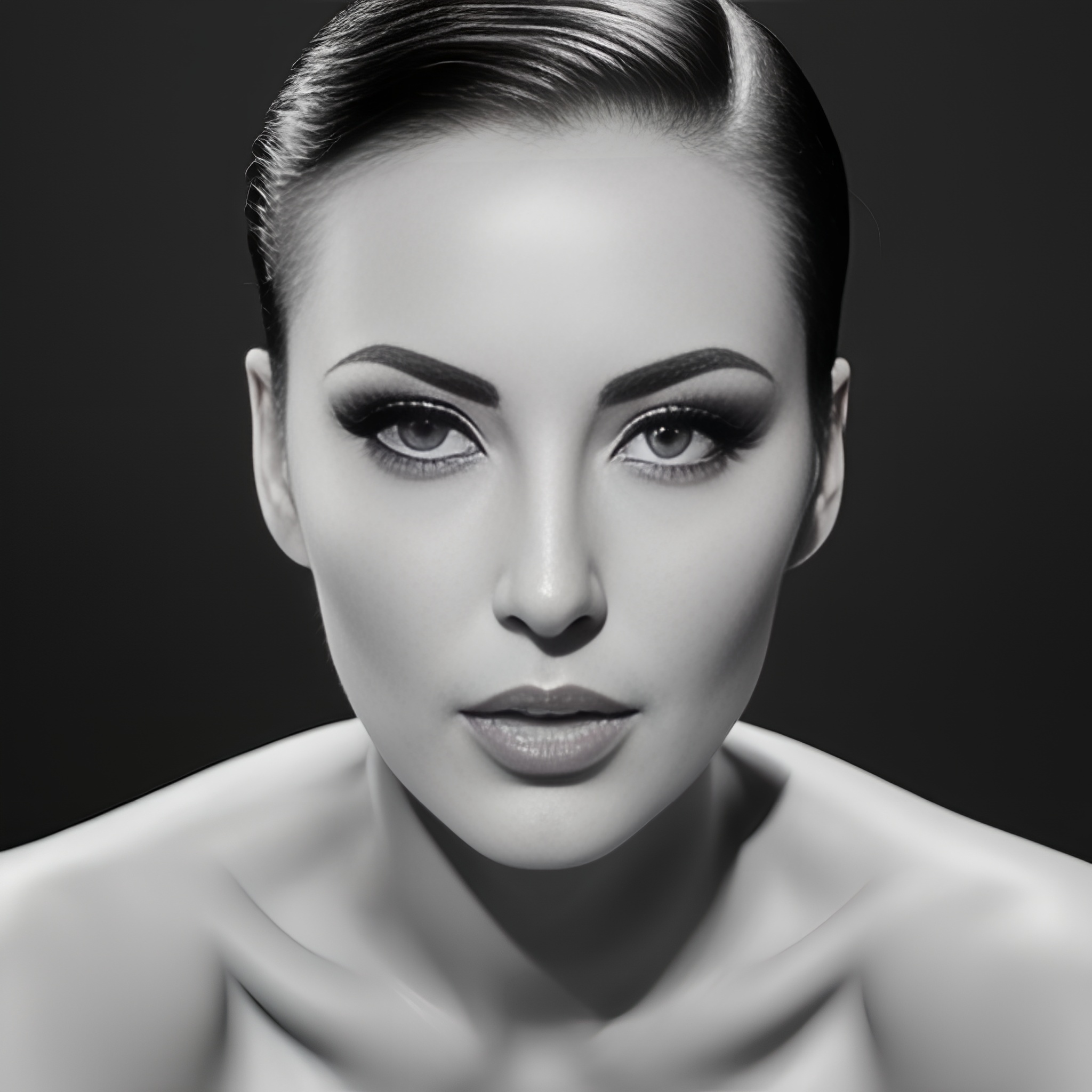 slicked sexy woman